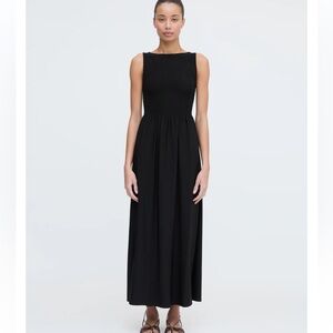 NWT Hill House Cosima Nap Dress in Black Jersey